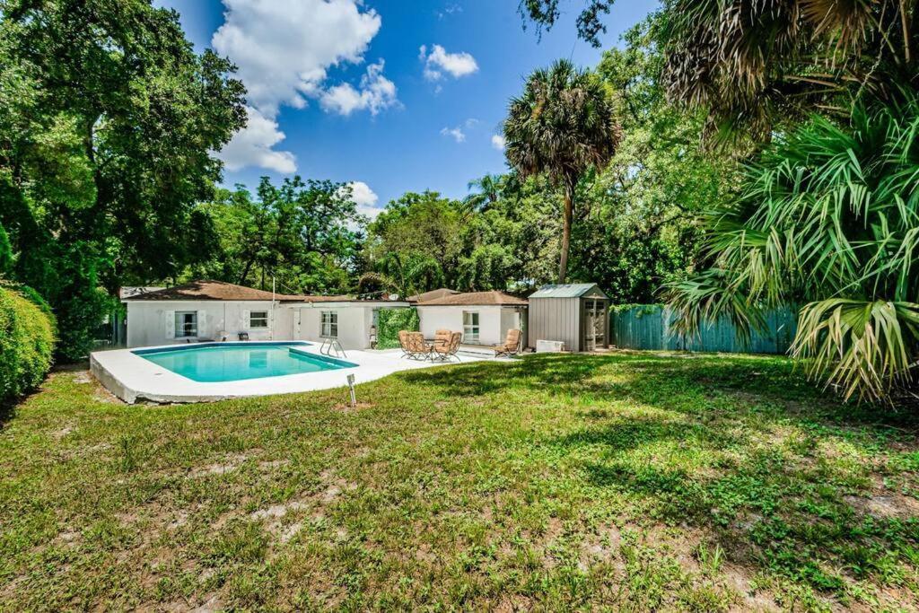 Вилла Beautiful Pool House In Old Seminole Heights! Тампа Экстерьер фото